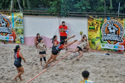 Com apoio do Governo do Estado, 1º Circuito Amapaense de Handebol de Praia promove o turismo esportivo às margens do Rio Amazonas