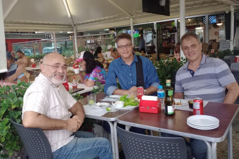 Reencontro de Lideranças: Ex-Ministro George Hilton da Olimpíadas Rio 2016, Gilvandro Oliveira Filho e Empresário Roberto Nogueira