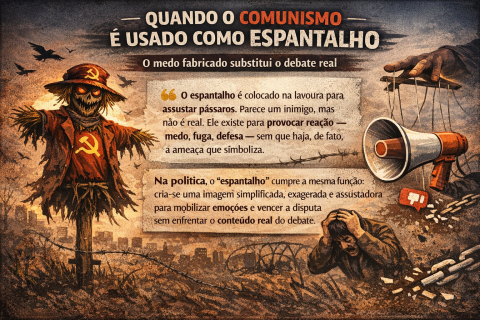 QUANDO O COMUNISMO É USADO COMO ESPANTALHO: A PALAVRA COMO ARMA E O CONCEITO ESQUECIDO