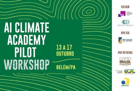 Chamada aberta para workshop piloto sobre Inteligência Artificial e Mudança do Clima