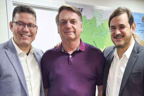 Encontro entre Bolsonaro e Marcos Rocha acende sinal para as eleições de 2026