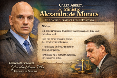 Carta aberta ao Ministro Alexandre de Moraes