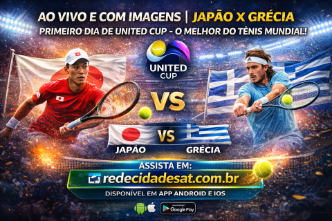 🎾 AO VIVO E COM IMAGENS | Japão x Grécia | Primeiro dia de United Cup – o melhor do tênis mundial