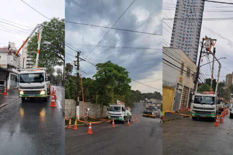 Ventos diminuem, mas 1,3 milhão de imóveis seguem sem luz em São Paulo